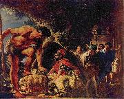 Jacob Jordaens Cave of Polyphemus painting